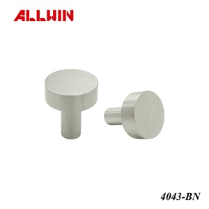 Bouton de meuble en laiton massif 38 mm finition nickel brossé pour cuisine, commode, chambre, bar, mobilier - pour villa, maison, extérieur, entrepôt - Product Image 6