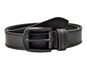 Ceinture en cuir sur mesure pour homme, ceintures en cuir véritable à double couture, boucle de haute qualité, 100% cuir - Product Image 1