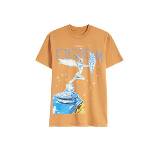 T-shirt Homme Col Rond en Coton Polaire Uni 100% Coton, Coupe Ample, Respirant, Séchage Rapide, Écologique – Meilleure Vente, Design Tendance - Product Image 1