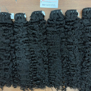 In stock Burmese <b>Curly</b> and HD lace <b>Hair</b> <b>Extensions</b> Natural Vietnamese <b>Human</b> <b>Hair</b> Double Drawn Weft <b>Hair</b> Curls Wholesale Price - Product Image 6