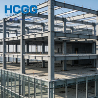 Edificio de Estructura de Acero de Múltiples Pisos Resistente a Altas Cargas Eólicas, Solución de Construcción Estructural de Acero Pesado Q355B