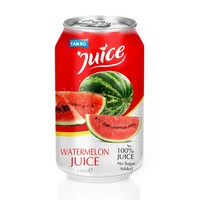 Groothandel 330Ml Watermeloen Mango Ananas Gearomatiseerd Blik Op Maat Merk Private Label Oem Odm Gefilterd Fruit & Groentesap