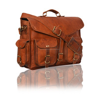 Nouveau Western Vintage porte-documents sac de haute qualité affaires véritable cuir de chèvre épaule sacs de messager bureau sac à main sacs pour ordinateur portable