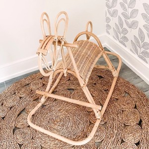 Juguete de animales divertidos para montar, juguetes de mimbre para niños, burro balancín, caballo balancín para bebés - Product Image 6