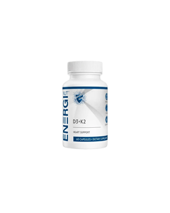 เอเนอร์จินัท ดี3 + เค2 วิตามินแคปซูลสำหรับผู้ใหญ่ บำรุงหัวใจและกระดูก ช่วยเสริมแคลเซียม ปราศจากจีเอ็มโอ ปราศจากกลูเตน ได้รับการรับรองมาตรฐาน GMP จากสหรัฐอเมริกา - Product Image 1