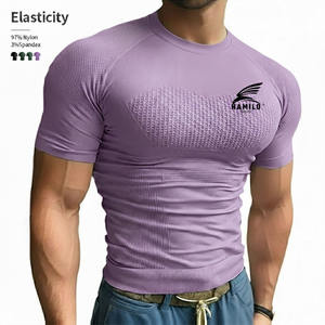 เสื้อคอมเพรสชั่นแขนยาวสั่งทำพิเศษสำหรับผู้ชาย ออกแบบโลโก้และลายพิมพ์ของคุณเอง บริการ OEM - Product Image 4