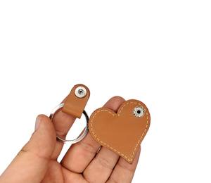 Llaveros de Regalo de Boda Personalizados de Alta Calidad, Colgante de Cuero Genuino para Bolsos, Llavero de Corazón, Llavero de Coche de Moda, Llaveros en Blanco - Product Image 6