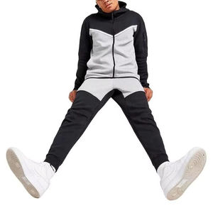 Ensemble de survêtement en molleton technique pour homme, 100% coton, ensemble de jogging avec survêtement en molleton noir pour l'hiver, fabriqué au Pakistan - Product Image 4