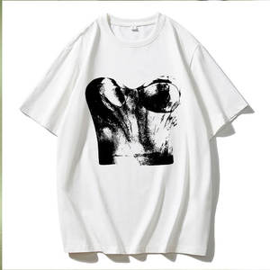 Camisetas Estampadas de Algodón para Mujer, Ropa Casual, Tops Cortos de Color Sólido para Mujer, Venta en Línea - Product Image 6