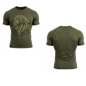 T-shirt de compression personnalisé pour homme, vêtements de sport, séchage rapide, respirant, extensible, fitness, entraînement, haut athlétique, vente en gros UE US - Product Image 6