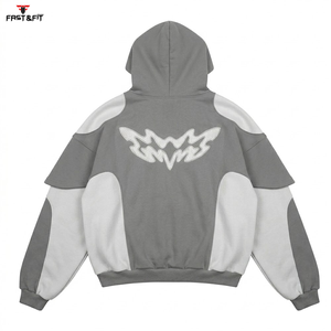 เสื้อฮู้ดดี้โอเวอร์ไซส์ผ้าฝ้ายคุณภาพสูง 100% สำหรับฤดูหนาว สวมใส่สบาย น้ำหนักเบา รับสกรีนโลโก้ ราคาดีที่สุด ผลิตในปากีสถาน - Product Image 2