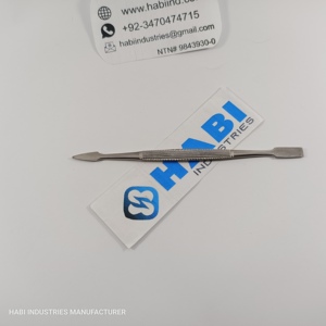 High Quality Stainless Steel Double-Ended Cuticle Pusher Angled Surface Manicure Nail Care <b>Tool</b> Effective <b>Removal</b> Beauty Wide - Product Image 4