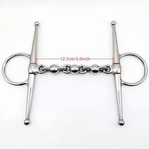 Bocado de Caballo de Acero Inoxidable de Alta Resistencia, Estilo Ibérico, Diseño de Anillo Redondo, Personalización de Fábrica para Equitación Competitiva - Product Image 3
