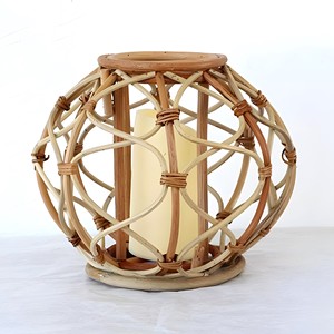 Wholesale prices eco friendly candle holders <b>tealight</b> holder <b>lantern</b> rattan <b>lanterns</b> for weddings - Product Image 1