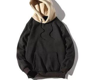 Sudaderas con Capucha para Hombre con Logotipo Personalizado, Precio Económico, Color Sólido, Sudadera con Capucha, Venta Directa de Fábrica, Sudadera Masculina de Moda Otoñal - Product Image 3