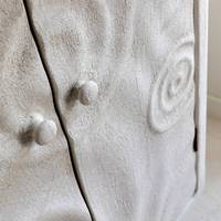 Armoire en bois effet béton blanc Vandana Vista Aureo