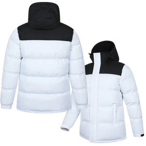 Custom Logo Water Resistant Winter Puffer <b>Jacket</b> <b>Mens</b> Heavyweight Hooded Puffer <b>Jackets</b> Supplier <b>Fill</b> Power <b>Down</b> Alternative - Product Image 2