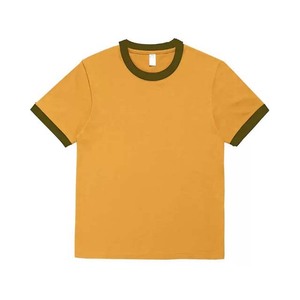 Camiseta Blanca de Manga Corta para Hombre con Ribete en Contraste Negro, Corte Regular, Algodón Jersey, Estilo Casual con Cuello Redondo - Product Image 4