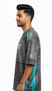 T-shirt tendance pour homme, coupe classique, polyester/coton, sublimation, séchage rapide, respirant, streetwear, décontracté, pour tous les jours - Product Image 3