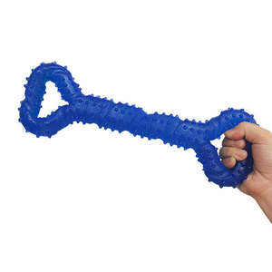 Kinghon <b>Large</b> Pull <b>Ring</b> Bone Dog Toy Pet Teeth Grinding Stick with Thorn Dog Interactive Training Pet Chew Toys for Dogs - Product Image 3