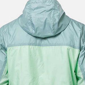 Survêtement réversible écologique pour homme, style vintage, 2-en-1, avec blocs de couleur, fermeture éclair intégrale, col rond, 100 % nylon léger - Product Image 4