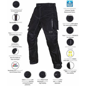 Pantalones de Motociclismo Resistentes de Cordura para Aventura, Venta al Por Mayor, con Servicio OEM - Product Image 3