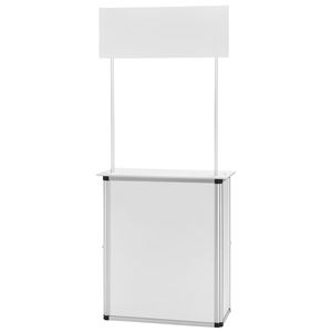 Mesa Portátil para Ferias Comerciales, 30.91'' x 14.96'' x 71.46'', Mostrador de Exhibición, Stand para Ferias, Estructura de Exhibición - Product Image 3