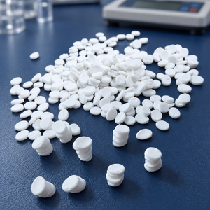 Ofertas Destacadas: Granulado de Carbonato de Calcio de 25 kg, Pellets Regulares, Blanco Natural, Materia Prima Plástica para Soplado de Películas - Product Image 1