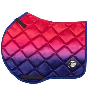 Tapis de selle de dressage personnalisable Galaxy Tissu satiné avec doublure en coton Design sublimé pour le saut - Product Image 3