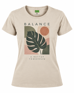 T-shirt d'été pour femme à manches courtes, col rond, imprimé numérique, coupe régulière, en coton et élasthanne compressé, extensible - Product Image 1