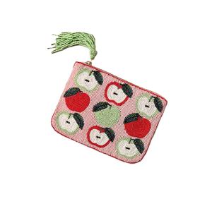 Monedero de cuentas de colores con bordado a mano, monedero pequeño de lujo con bordado de cuentas para mujer - Product Image 2