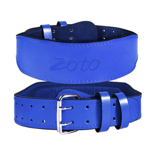 6 Inch Weightlifting Belt for Men Double Prong Leather Lifting belt for Squat Deadlift Custom Fitness <b>Back</b> <b>Support</b> Supplier - Product Image 1