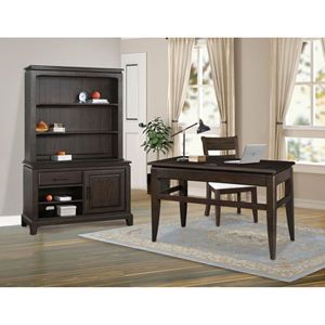 Organizer per Desktop e cassetti Credenza per ufficio con finitura al cioccolato - Product Image 2