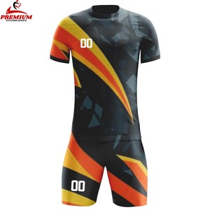 Tenue de football d'été respirante personnalisée, short de sport 100% polyester, antibactérien, séchage rapide, anti-UV, logo personnalisé - Product Image 5