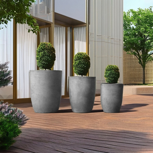 Pots de fleurs légers <span class=keywords><strong>en</strong></span> fibre de verre <span class=keywords><strong>pour</strong></span> la maison et le jardin - Product Image 1
