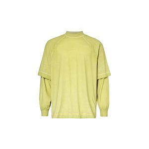 <b>Men</b> Double Layer T-<b>Shirt</b> | Long Length Casual Wear And Streetwear | Custom Logo Wholesale With High Quality - Product Image 1
