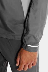 Conjunto de cortavientos con capucha de primera calidad para hombre, sudadera ligera con cremallera y pantalones cortos a juego para correr, senderismo y actividades al aire libre, conjunto de ropa deportiva para hombre - Product Image 5