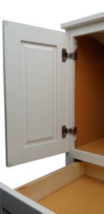 Mueble de Baño Moderno con Lavabo de Burbujas, Montado en el Suelo, Color Blanco, con Encimera de Madera Contrachapada, Duradero y Fácil de Limpiar - Product Image 3