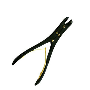 Coupe-fils orthopédique à double action, côté avant, couleur noire, coupe-fils à broche TC, matériau allemand, acier inoxydable, prix de gros - Product Image 2