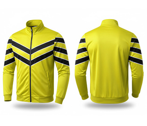 Chaqueta con Cierre de Poliéster Resistente para Uso en Exteriores y Gimnasio, Cálida, Transpirable y de Secado Rápido |   Tallas Hombre Mujer Juvenil |   Chaqueta de Entrenamiento - Product Image 6
