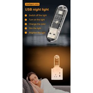 Smart Nightstand with <b>LED</b> Night Light and Charging Station <b>Bedside</b> Storage Cabinet <b>Table</b> with Bed - Product Image 2