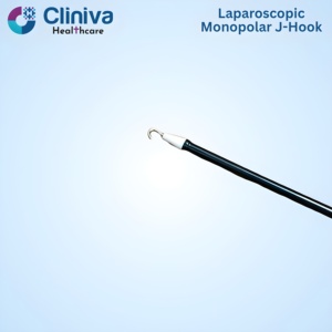 Instrumentos Quirúrgicos Reutilizables de Alta Calidad: Gancho Monopolar Laparoscópico Tipo J de 5 mm x 330 mm - Product Image 3
