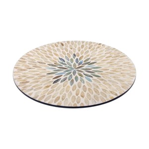 ถาดหมุนฝังเปลือกหอยกาบปะการัง - Product Image 1