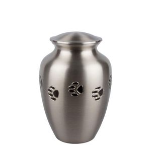 Urne funéraire artisanale dorée pour animaux de compagnie, motif patte noire, articles cadeaux, cadeaux de retour pour cérémonie funéraire, petite urne souvenir - Product Image 4
