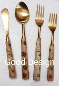 Wedding Tableware Dinnerware Cutlery <b>Set</b> <b>Flatware</b> <b>Set</b> Horn Handle New Design Stainless Steel Cutlery <b>Set</b> - Product Image 6