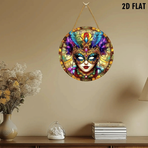 Ciondolo con Piume Acriliche Colorate e Gemme per Decorazioni Interne ed Esterne - Design alla Moda - Product Image 5
