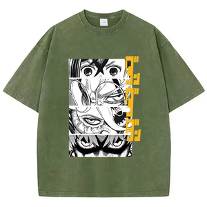 T-shirt surdimensionné imprimé sur mesure de haute qualité, motif poisson japonais, en coton, style streetwear, coupe ample, fabricant - Product Image 4