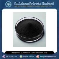 Poudre de teinture noire 168 la plus vendue pour l'impression textile, la coloration des tissus et l'utilisation industrielle