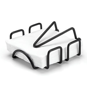 Panier à serviettes en fer élégant et minimaliste pour une esthétique de table soignée, offrant une valeur fonctionnelle et décorative - Product Image 1