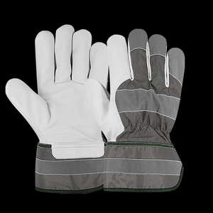 ถุงมือหนังวัวแท้ลายเกรนยอดนิยม สวมใส่สบาย สำหรับงานอุตสาหกรรม ทำสวน ป้องกันมือ และอุปกรณ์ป้องกันส่วนบุคคล - Product Image 5